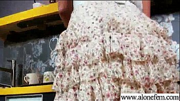 Hot girl using crazy things to masturbate video 26