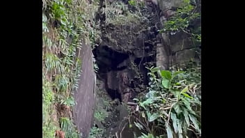 Ainda estou impactada com a imponência dessa entrada de caverna ️