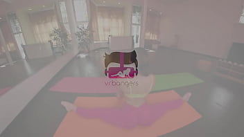 Vr bangers hottest threesome with natural tits babes blonde katie kush and sexy alex coal at stretching class pt 2 Vr bangers hottest threesome with natural tits babes blonde katie kush and sexy alex coal at stretching class pt 2