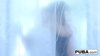 Hot blonde babe fucks a wild redhead