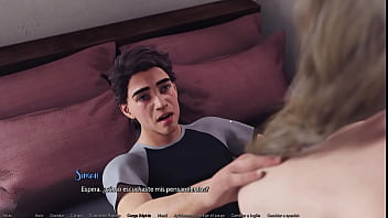 Playing story videogame 7 dreaming fucking girl