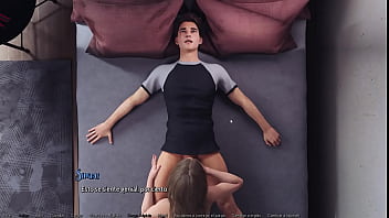 Playing story videogame 7 dreaming fucking girl