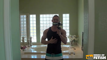 Handsome guy turns on the charm for a blonde teen