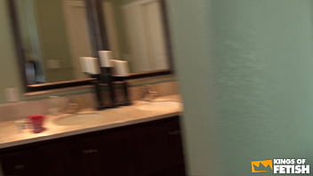 Handsome guy turns on the charm for a blonde teen