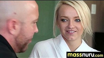 Nuru massage ends with a hot shower fuck 23