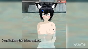 Naked waifus exposed in public