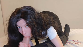 Hesitant school girl let's me fuck her before her parents get home