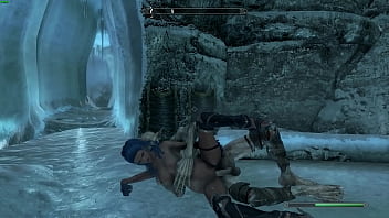 Hot sexy skyrim woman fucked hard by creatures