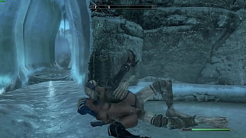 Hot sexy skyrim woman fucked hard by creatures