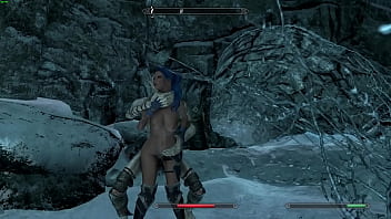 Hot sexy skyrim woman fucked hard by creatures