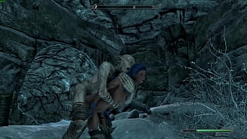 Hot sexy skyrim woman fucked hard by creatures