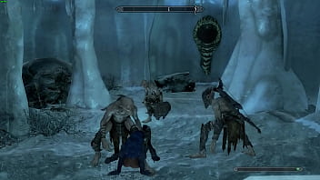 Hot sexy skyrim woman fucked hard by creatures
