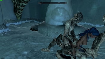 Hot sexy skyrim woman fucked hard by creatures