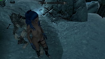 Hot sexy skyrim woman fucked hard by creatures