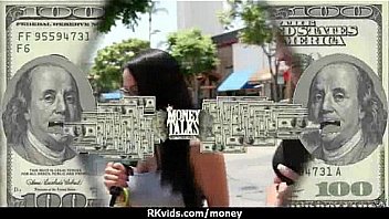 Amateur girl accepts cash for sex from stranger 23