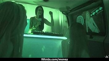 Amateur girl accepts cash for sex from stranger 23