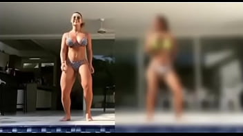 Rainha das panicats rebolando