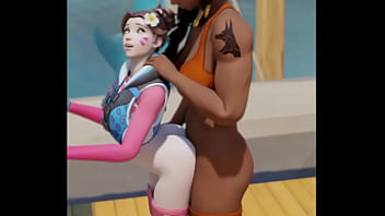 A Video Created By Cic Sfm In Which Dva Gets A Hard Pounding On The Dock From Pharah While The Soothing Sounds Of The Ocean Play Over Them I Hope You Enjoy thumbnail