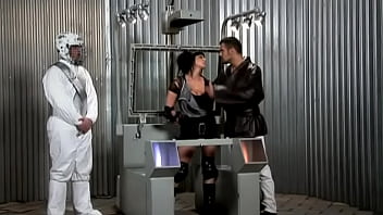 Claudia ferrari gets her landing strip shaved pussy and anal screwed