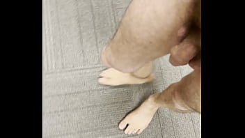 Naked walk thru the office