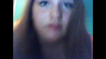 Chubby teen undressing