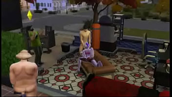 Wolfurra dandole una mamada a papi eric mientras larry mira y rangu se rie