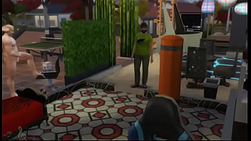 Wolfurra dandole una mamada a papi eric mientras larry mira y rangu se rie