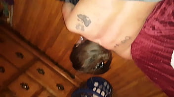 Giving her the cock deep from the back