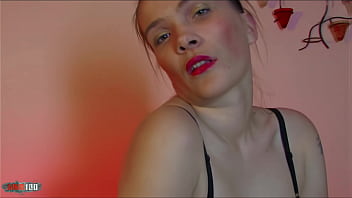 Pretty brunette millie espiegle doing a hot striptease on the sofa