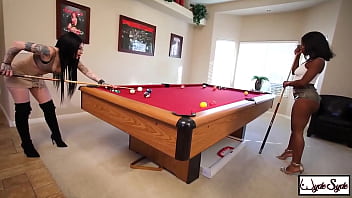 Best pool game lesbians kris riot & harmonie marquis had a lot of fun