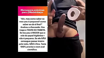 Concordam Com O Teste Do Tubete Sim Eu Tinha Que Testar Valeu Madeinbajor Pela Sugestão thumbnail