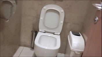 Real toilet out door