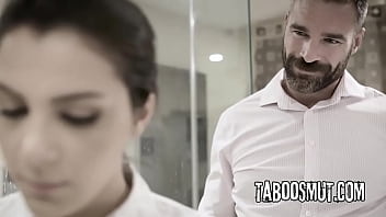 Hot italian maid fucks with the house owner