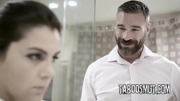 Hot italian maid fucks with the house owner