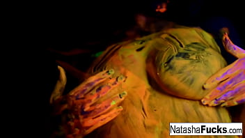 Hot babe has some fun alone