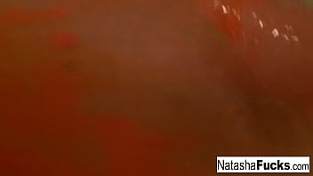 Hot babe has some fun alone