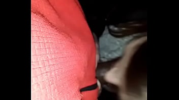 While she was eating my dick her man had to watch