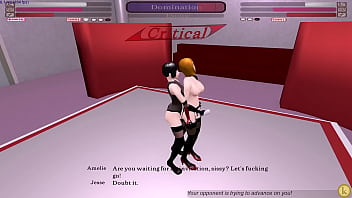 Amelie vs jesse james kinky fight club lesbian sexfight strap on