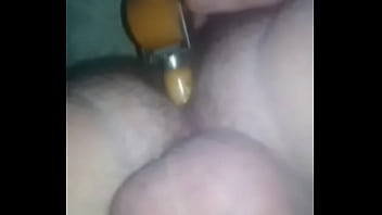 Anal play and jerking off