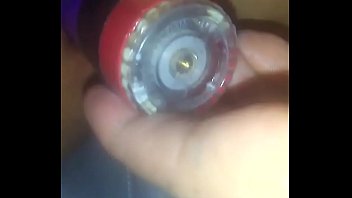 Slut rubs one out after getting fucked