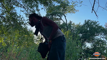 Jo In Forest After Badass Piss In 4k thumbnail