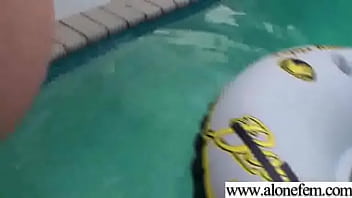 Amateur hot girl insert in holes all kind of toys clip 21