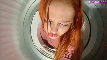 Stepmom stuck in washing machine and stepson inserts huge cock into her s1e12