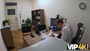 Vip4k beautiful funky town arrives for a loan and anal sex under table