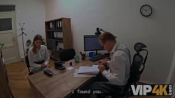 Vip4k beautiful funky town arrives for a loan and anal sex under table