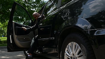 Brazen blonde lynna nilsson sucks and fucks bbc after they collide in the car park gp3194