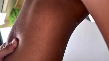 Petite 5ft teen sucking give cock