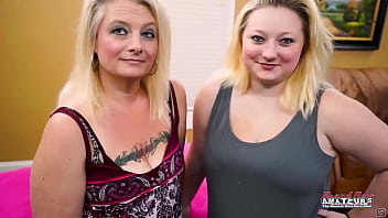 Busty horny blondes emily and faiths hope share a cock to suck and ride