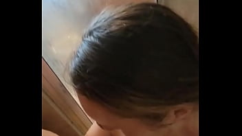 I love the way she smiles when she makes me explode