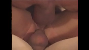 Girl in love playing with 2 dicks